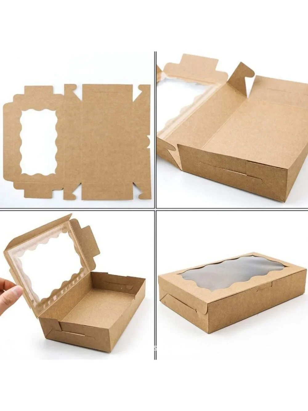30 Pack Brown Kraft Paper Gift Boxes 1.5×7×4.5 Inch, Multipurpose Container